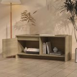 Vidaxl tv-meubel 90x35x40 cm bewerkt hout sonoma eikenkleurig