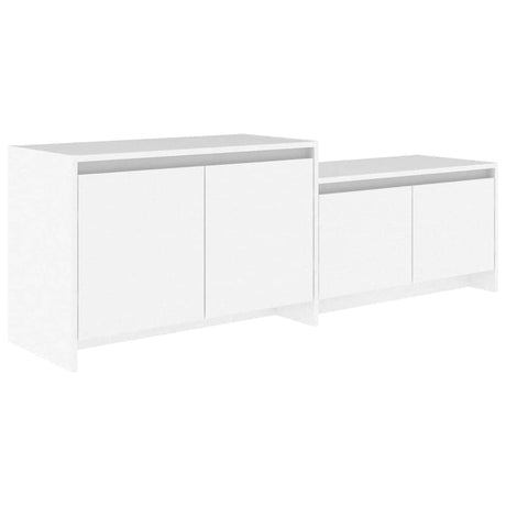 Vidaxl tv-meubel 146,5x35x50 cm bewerkt hout wit