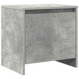 Vidaxl nachtkastje 45x34x44,5 cm bewerkt hout betongrijs