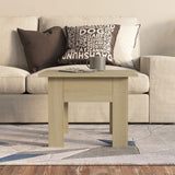 Vidaxl salontafel 55x55x42 cm bewerkt hout sonoma eikenkleurig