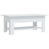 Vidaxl salontafel 102x55x42 cm bewerkt hout wit