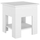 Vidaxl salontafel 40x40x42 cm bewerkt hout wit