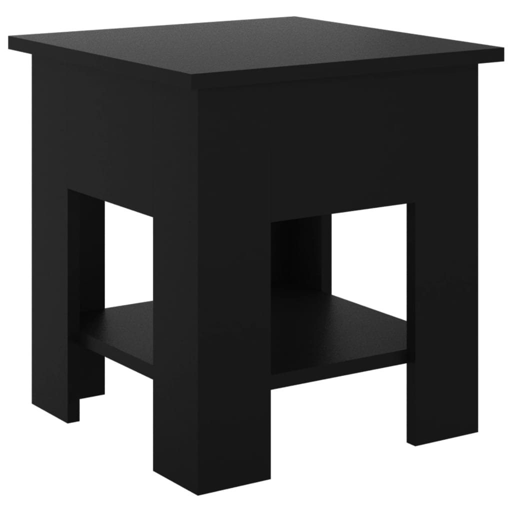 Vidaxl salontafel 40x40x42 cm bewerkt hout zwart