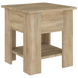 Vidaxl salontafel 40x40x42 cm bewerkt hout sonoma eikenkleurig