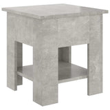 Vidaxl salontafel 40x40x42 cm bewerkt hout betongrijs