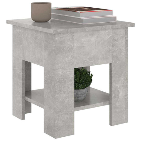 Vidaxl salontafel 40x40x42 cm bewerkt hout betongrijs