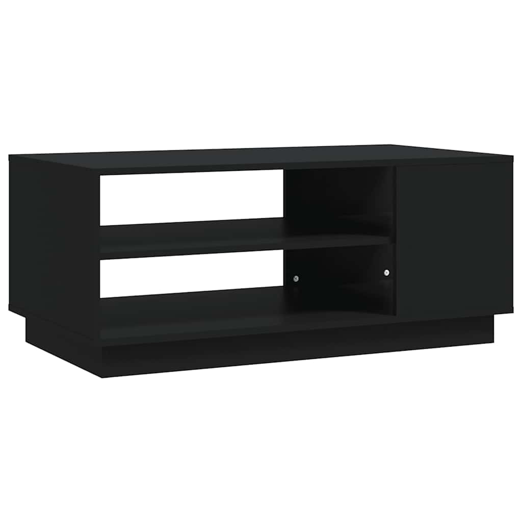 Vidaxl salontafel 102x55x43 cm bewerkt hout zwart