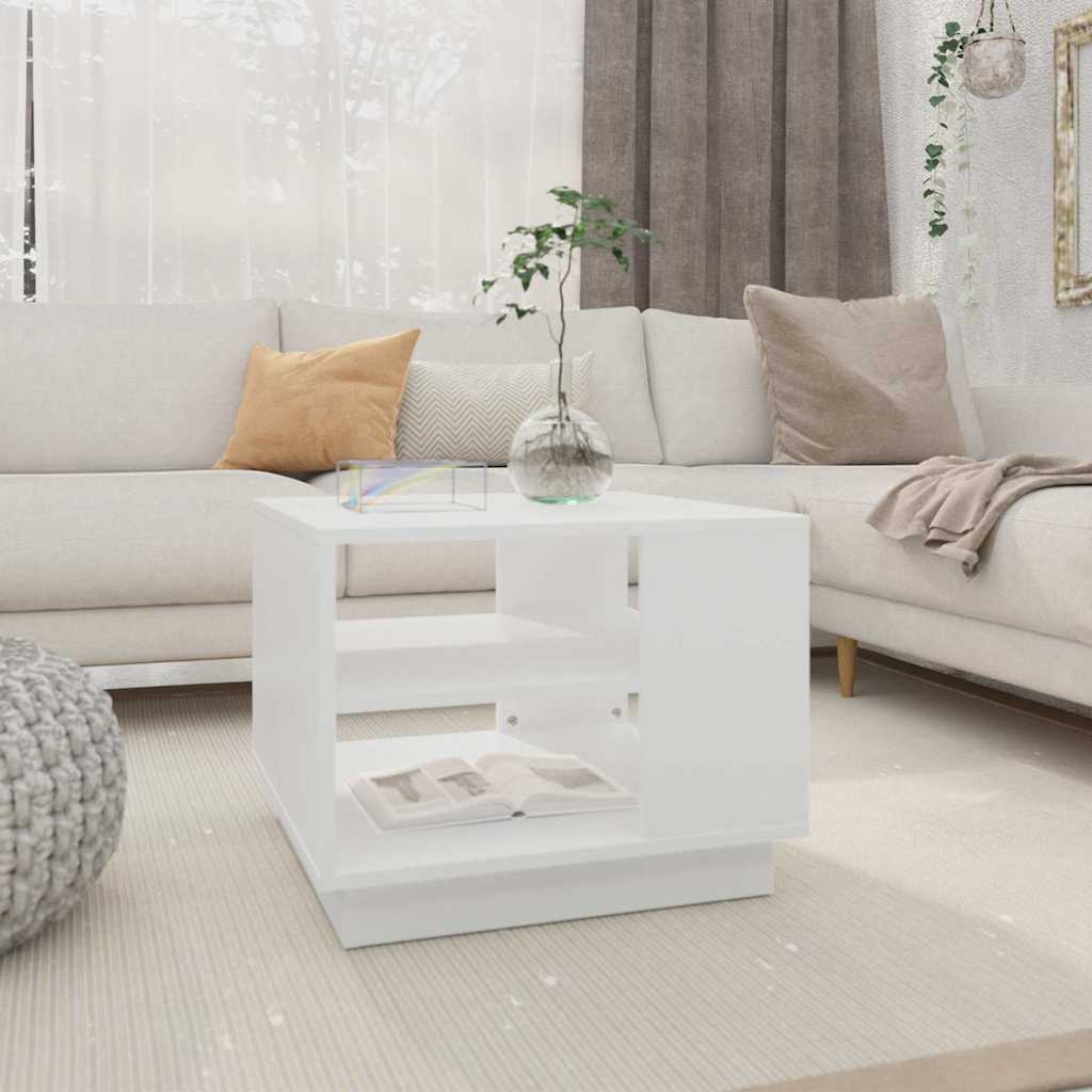 Vidaxl salontafel 55x55x43 cm bewerkt hout wit