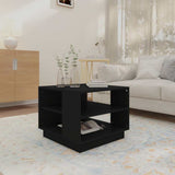 Vidaxl salontafel 55x55x43 cm bewerkt hout zwart