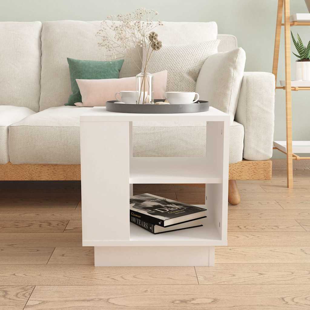 Vidaxl salontafel 40x40x43 cm bewerkt hout wit