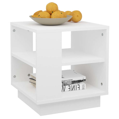 Vidaxl salontafel 40x40x43 cm bewerkt hout wit