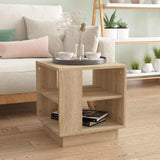 Vidaxl salontafel 40x40x43 cm bewerkt hout sonoma eikenkleurig