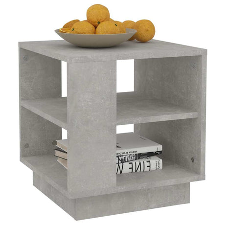 Vidaxl salontafel 40x40x43 cm bewerkt hout betongrijs
