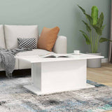 Vidaxl salontafel 102x55,5x40 cm bewerkt hout witr
