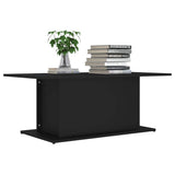 Vidaxl salontafel 102x55,5x40 cm bewerkt hout zwart