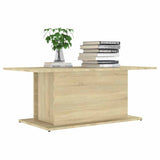 Vidaxl salontafel 102x55,5x40 cm bewerkt hout sonoma eikenkleurig
