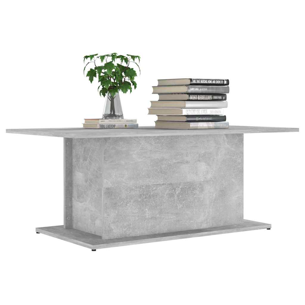 Vidaxl salontafel 102x55,5x40 cm bewerkt hout betongrijs