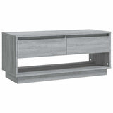 Vidaxl tv-meubel 102x41x44 cm bewerkt hout grijs sonoma eikenkleurig