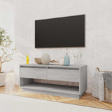 Vidaxl tv-meubel 102x41x44 cm bewerkt hout grijs sonoma eikenkleurig