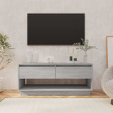 Vidaxl tv-meubel 102x41x44 cm bewerkt hout grijs sonoma eikenkleurig