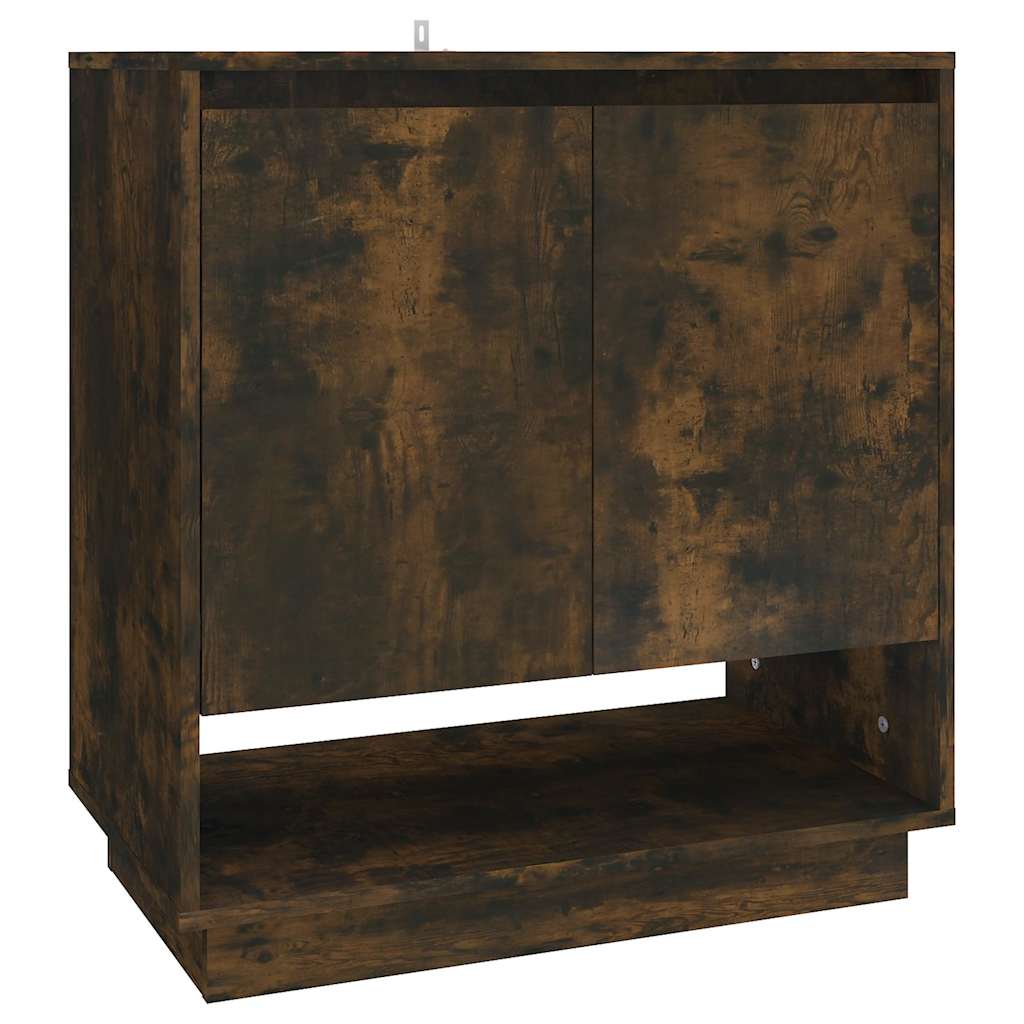 Vidaxl dressoir 70x41x75 cm bewerkt hout gerookt eikenkleurig