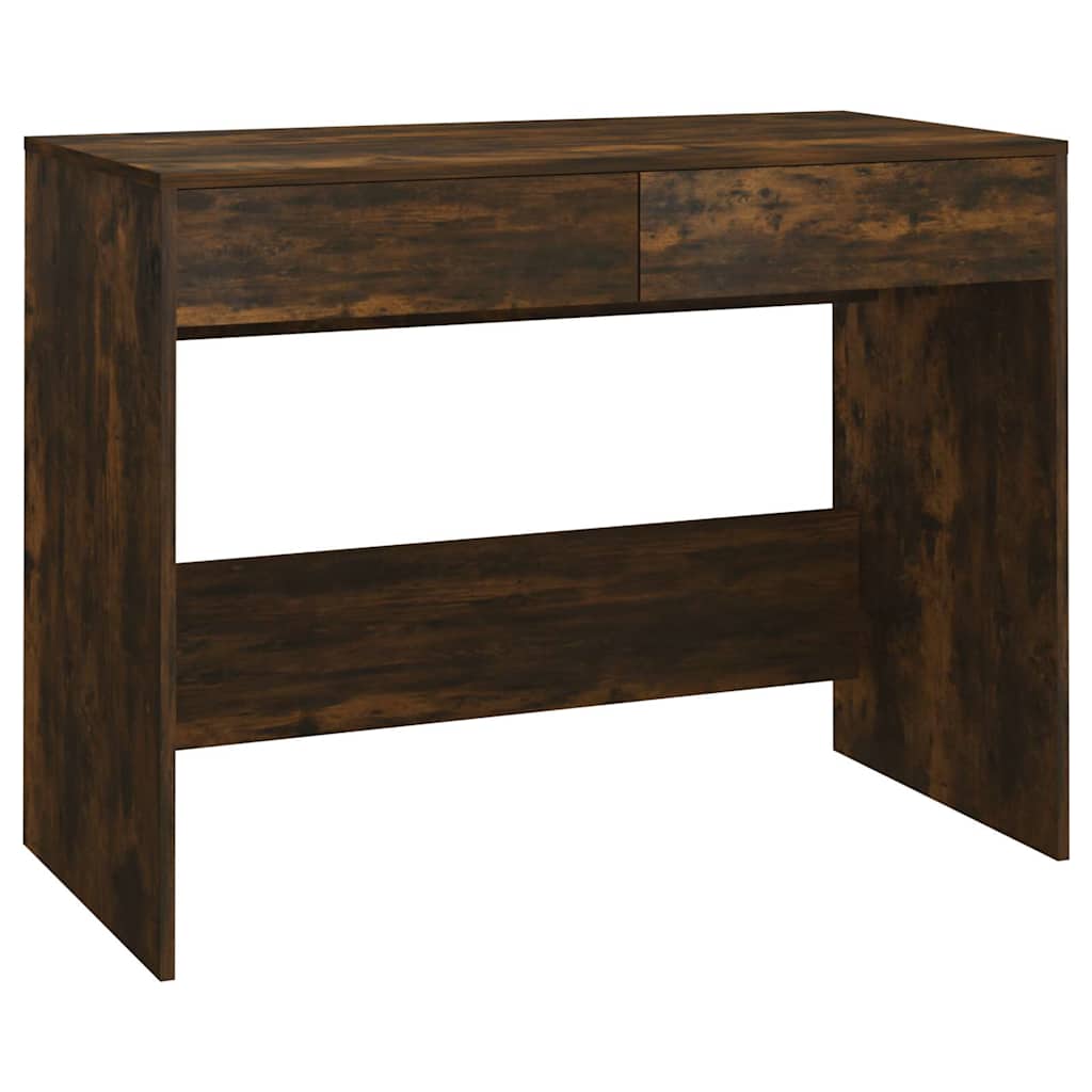 Vidaxl bureau 101x50x76,5 cm spaanplaat gerookt eikenkleurig