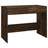 Vidaxl bureau 101x50x76,5 cm spaanplaat gerookt eikenkleurig