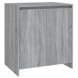 Vidaxl dressoir 70x41x75 cm bewerkt hout grijs sonoma eikenkleurig
