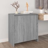 Vidaxl dressoir 70x41x75 cm bewerkt hout grijs sonoma eikenkleurig