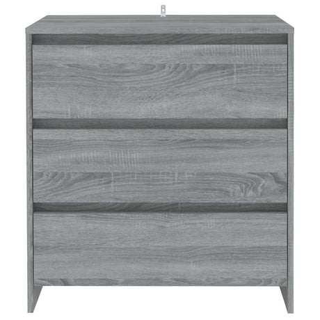 Vidaxl dressoir 70x41x75 cm bewerkt hout grijs sonoma eikenkleurig
