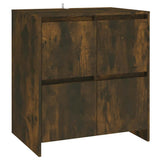Vidaxl dressoir 70x41x75 cm bewerkt hout gerookt eikenkleurig