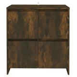 Vidaxl dressoir 70x41x75 cm bewerkt hout gerookt eikenkleurig