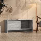 Vidaxl tv-meubel 90x35x40 cm bewerkt hout grijs sonoma eikenkleurig