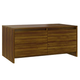 Vidaxl salontafel 90x50x41,5 cm bewerkt hout bruin eikenkleur