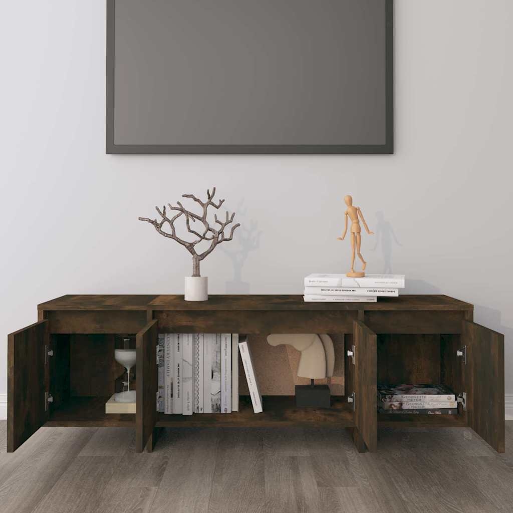 Vidaxl tv-meubel 120x30x40,5 cm bewerkt hout gerookt eikenkleurig
