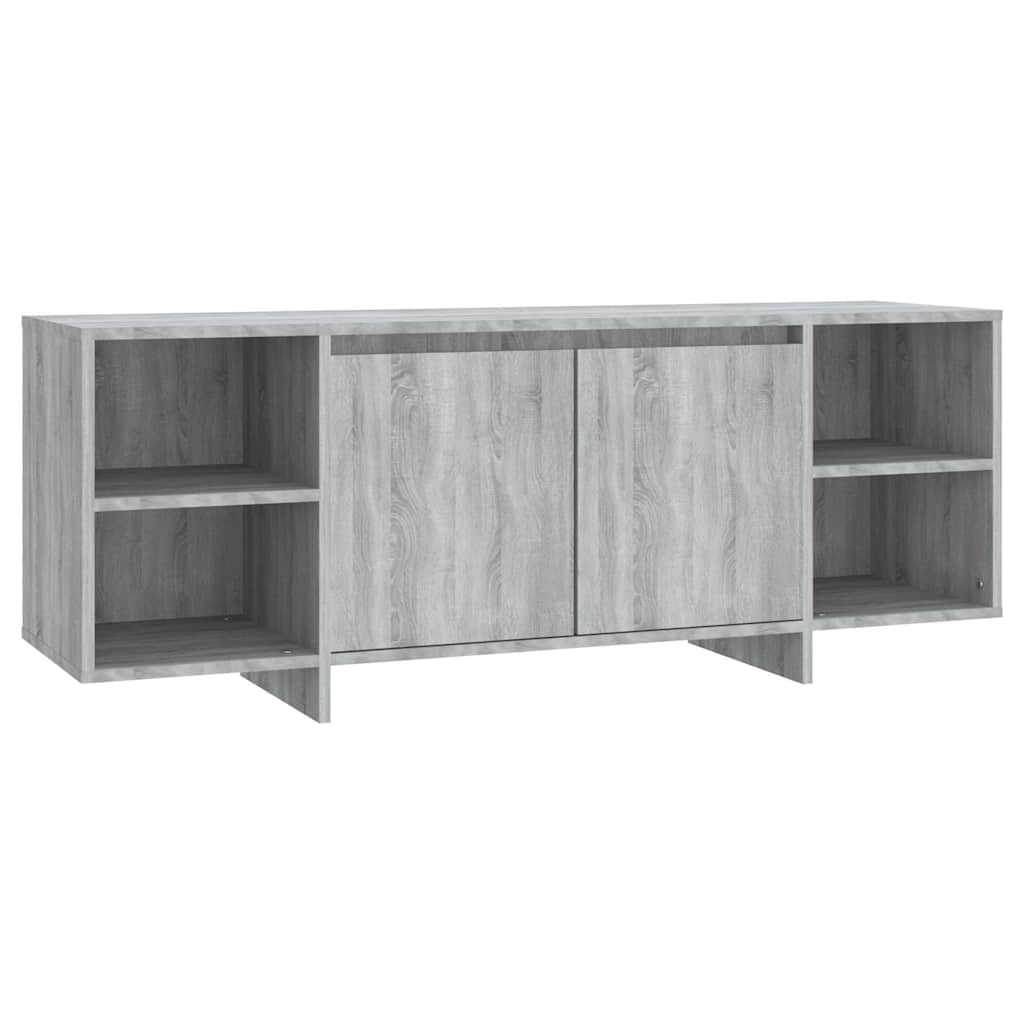 Vidaxl tv-meubel 130x35x50 cm bewerkt hout grijs sonoma eikenkleurig