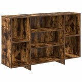 Vidaxl dressoir 120x30x75 cm bewerkt hout gerookt eikenkleurig