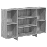 Vidaxl dressoir 120x30x75 cm bewerkt hout grijs sonoma eikenkleurig