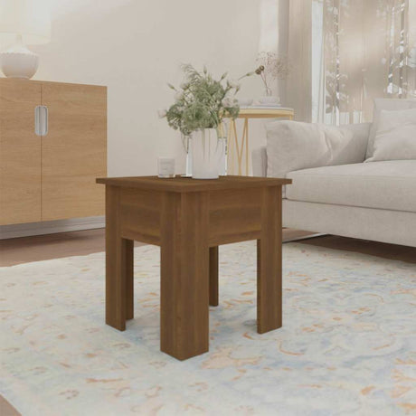 Vidaxl salontafel 40x40x42 cm spaanplaat bruin eikenkleur