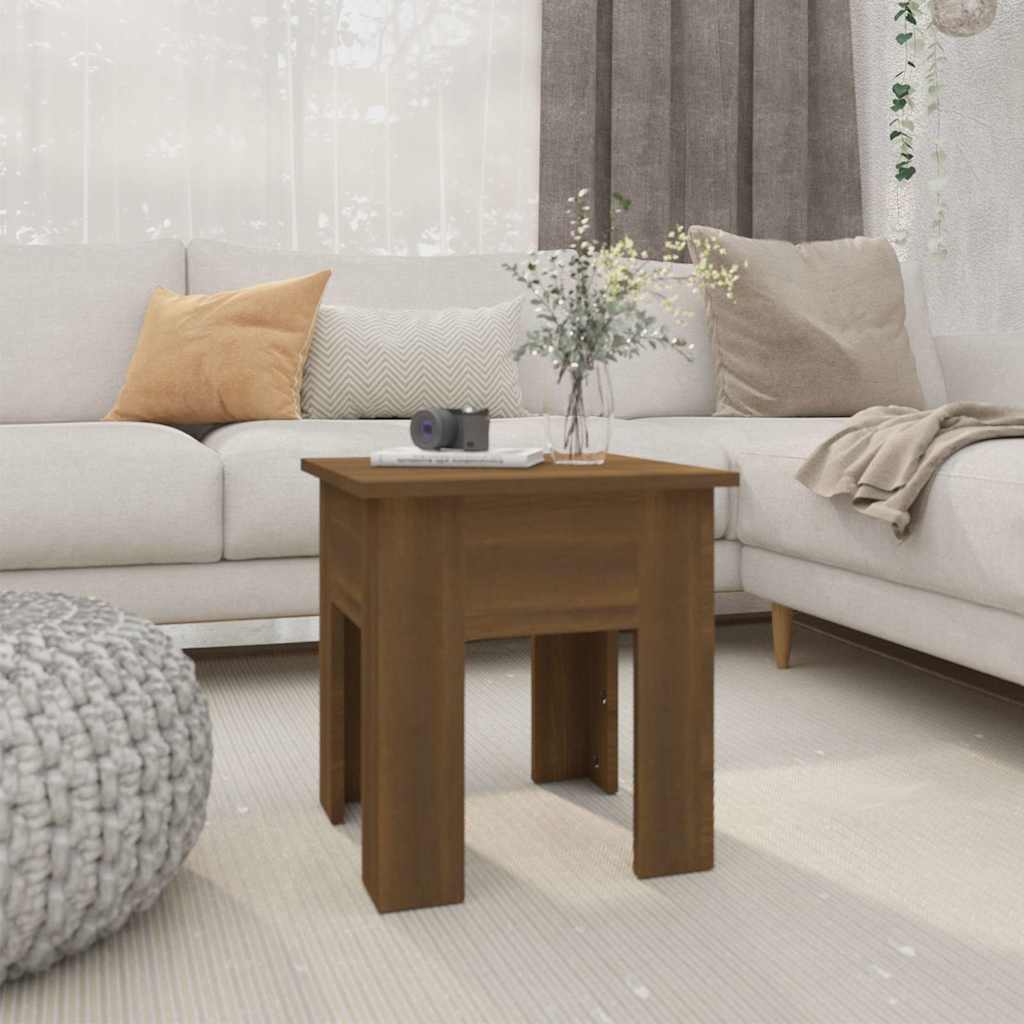 Vidaxl salontafel 40x40x42 cm spaanplaat bruin eikenkleur