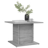 Vidaxl salontafel 55,5x55,5x40 cm bewerkt hout grijs sonoma eikenkleur