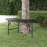 Vidaxl boombank 113 cm staal zwart