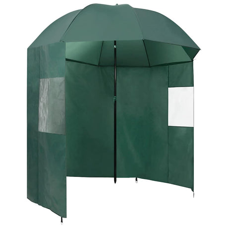 Vidaxl visparaplu 220x185 cm groen