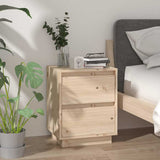 Vidaxl nachtkastje 40x35x50 cm massief grenenhout