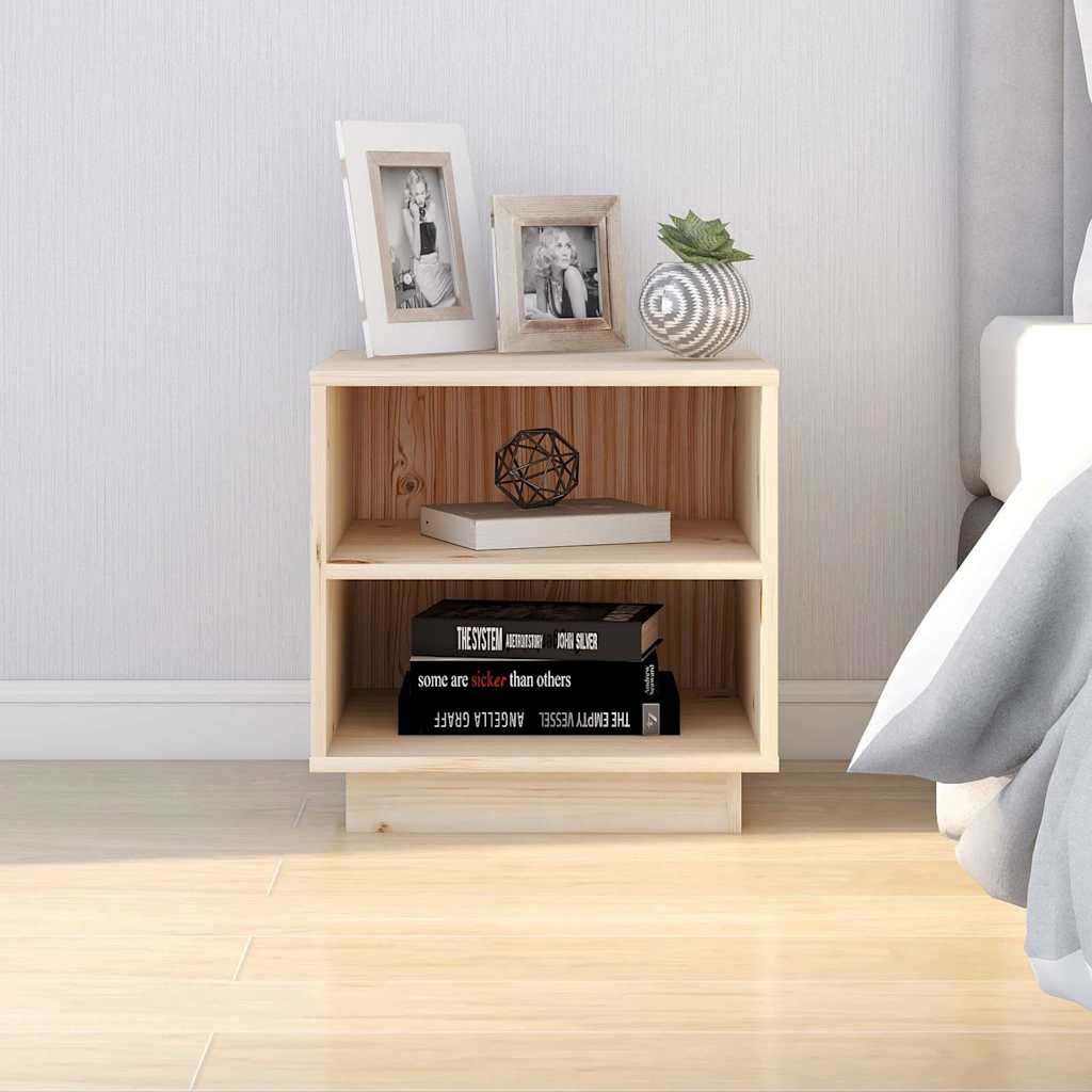 Vidaxl nachtkastjes 2 st 40x34x40 cm massief grenenhout