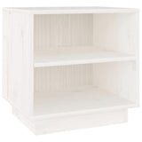 Vidaxl nachtkastje 40x34x40 cm massief grenenhout wit