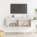 Vidaxl wandkast 100x30x35 cm massief grenenhout wit