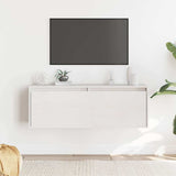 Vidaxl wandkast 100x30x35 cm massief grenenhout wit