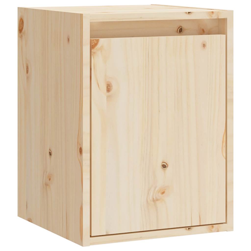 Vidaxl wandkast 30x30x40 cm massief grenenhout