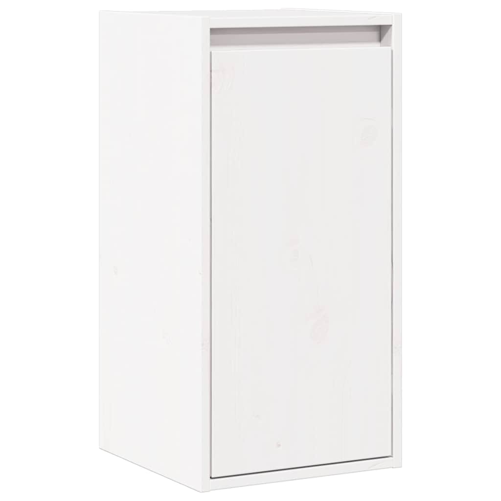 Vidaxl wandkast 30x30x60 cm massief grenenhout wit